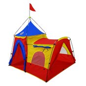 Wholesale - 5 X 4' 2-Doors 2-Windows 2-Skylights Knights Tower Play Tent C/P 6, UPC: 815886010636